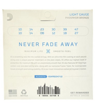 Juego cuerdas DAddario XSAPB1047-12 (10-47) XS Phosphor Bronze Light