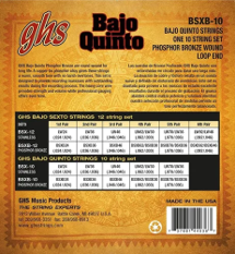 Cuerdas Ghs Bsx-10 Phospor Bronze